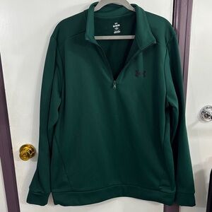Men’s Under Armour Green Quarter Zip XL